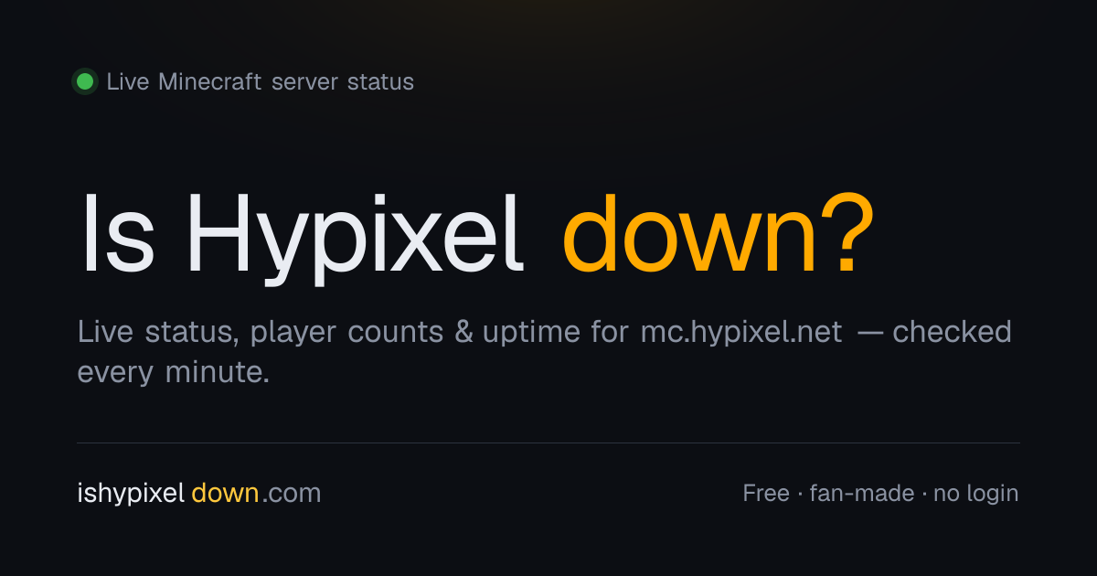 Minecraft Service Status Page Is Minecraft Down? — Live Minecraft Server Status